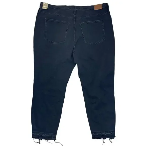 Madewell High Rise The Mom Jeans Renley Black Wash Size 37 - Picture 7 of 12